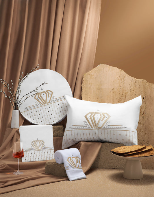 Luxury Pesach Set – Premium Embroidered Judaica-4-Piece-Choshen